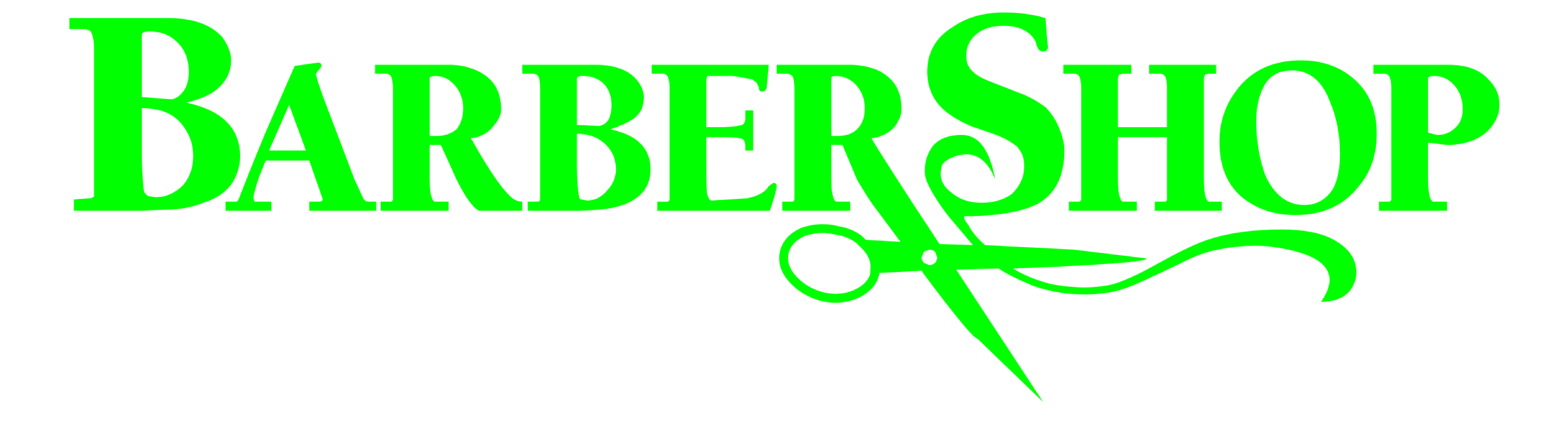 The Barbershop Logo