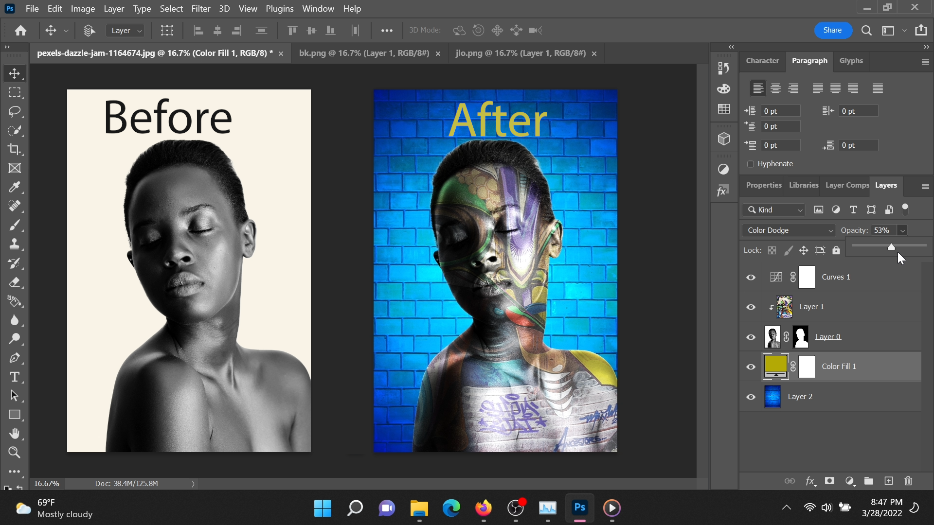 Tutorial for Double Exposure