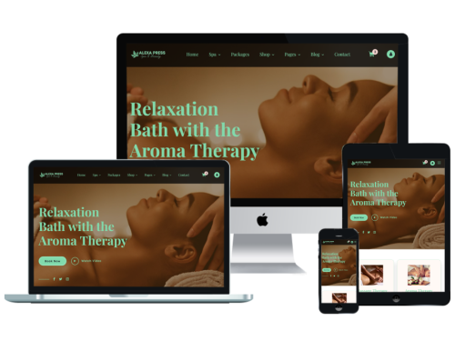 Alexa Press Beauty & Spa Web Design