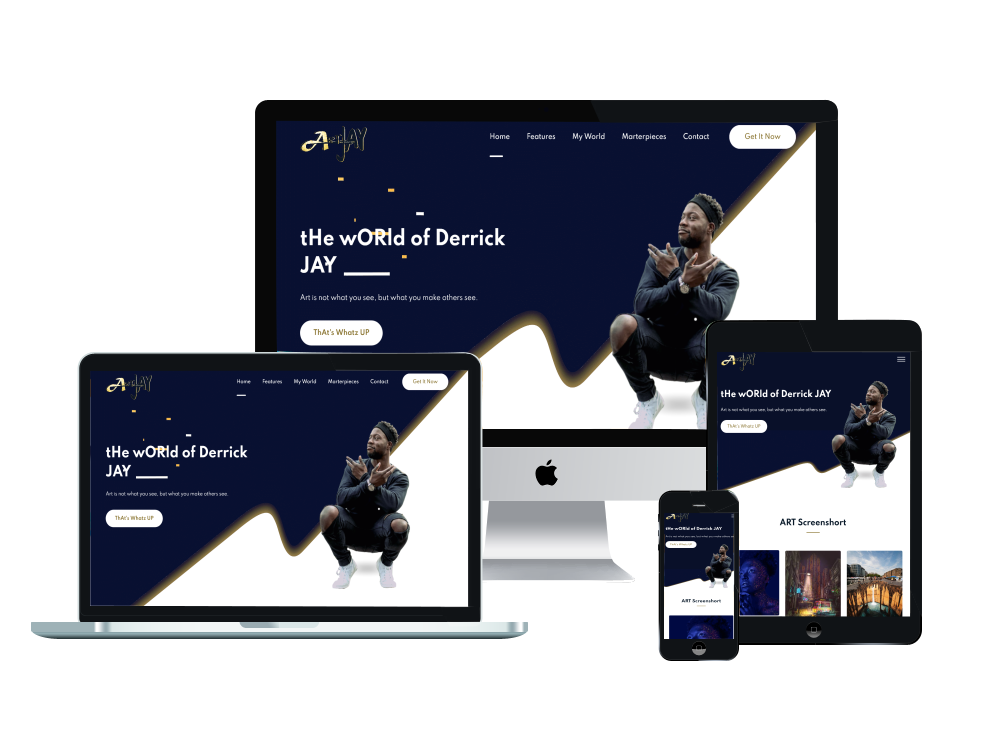 ART by Derrick JAY Website Template